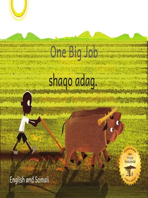 cover image of One Big Job